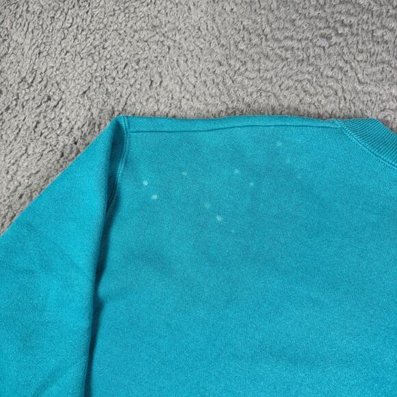 Vintage Florida Marlins 1997 Champions Sweatshirt Mens Large Teal Lee Sport - Picture 6 of 10